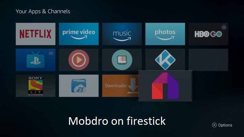 install mobdro on firestick using pc