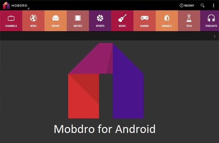 Best free best sale tv app mobdro